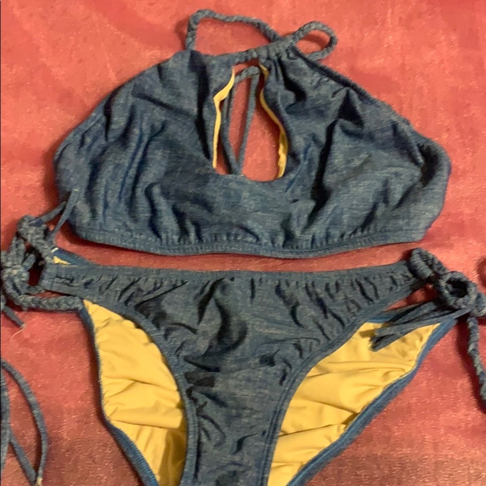Blue bikini size medium